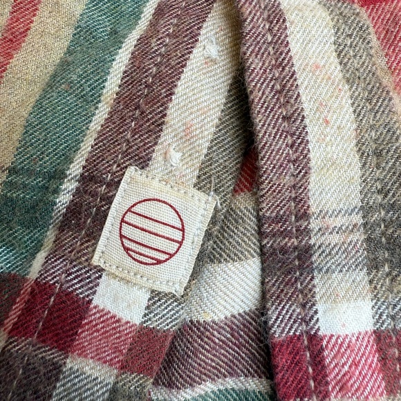 Marine Layer Men’s L Multicolor Plaid Flannel Shirt – Excellent Condition - Picture 3 of 8